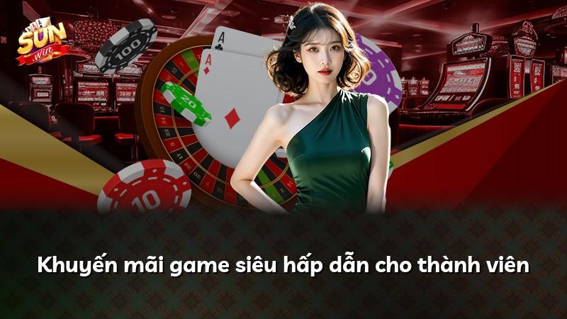 Khuyến mãi game siêu hấp dẫn cho thành viên